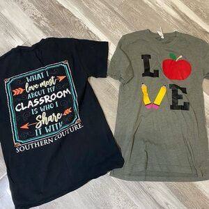 Teacher Graphic T-Shirts - bundle 🍎